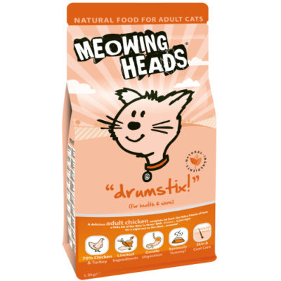 Meowing Heads Drumstix Adult Cat Food Meowing Heads Drumstix Adult Cat Food